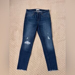 LOFT Dark Blue Skinny Jeans